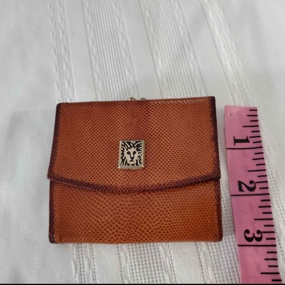 Vintage Anne Klein By St. Thomas Trifold Leather Wallet - Picture 2 of 9